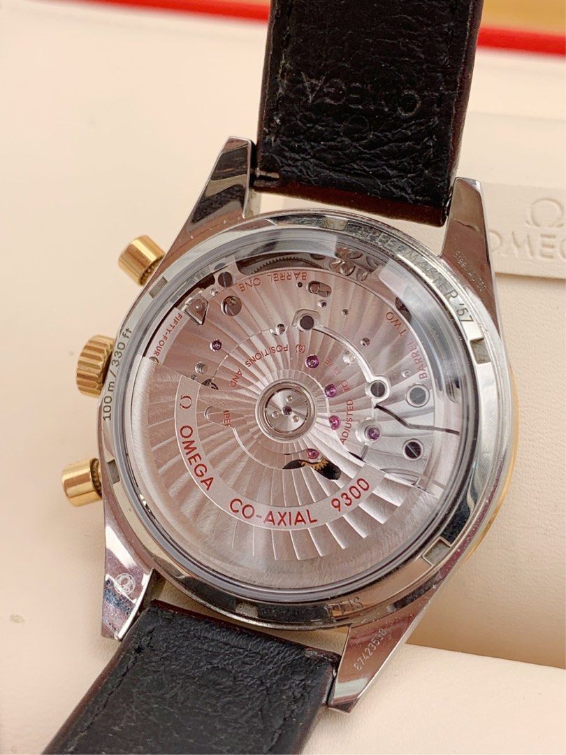 Omega 超霸 Speedmaster 331.22.42.51.01.001 18K 紅金 皮帶 (全套 金錶)