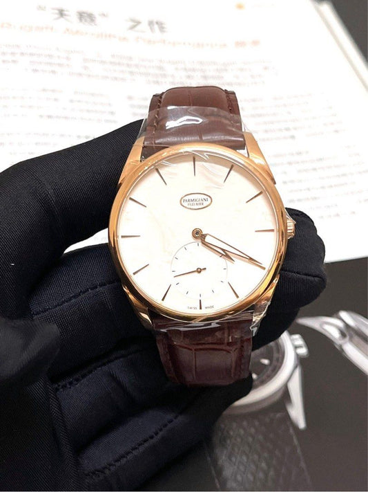 Parmigiani Tonda PFC267 18K 玫瑰金 珍珠陀 抵到爛 (卡加錶)