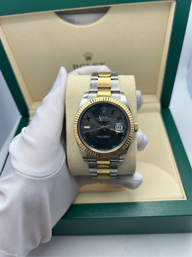 20年 溫布頓面 間金 Rolex 126333