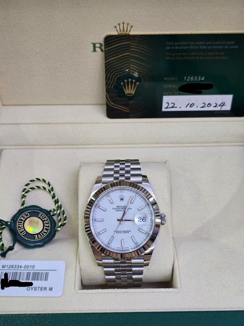 Rolex 126634-0010 126634 (罕有雪山白)