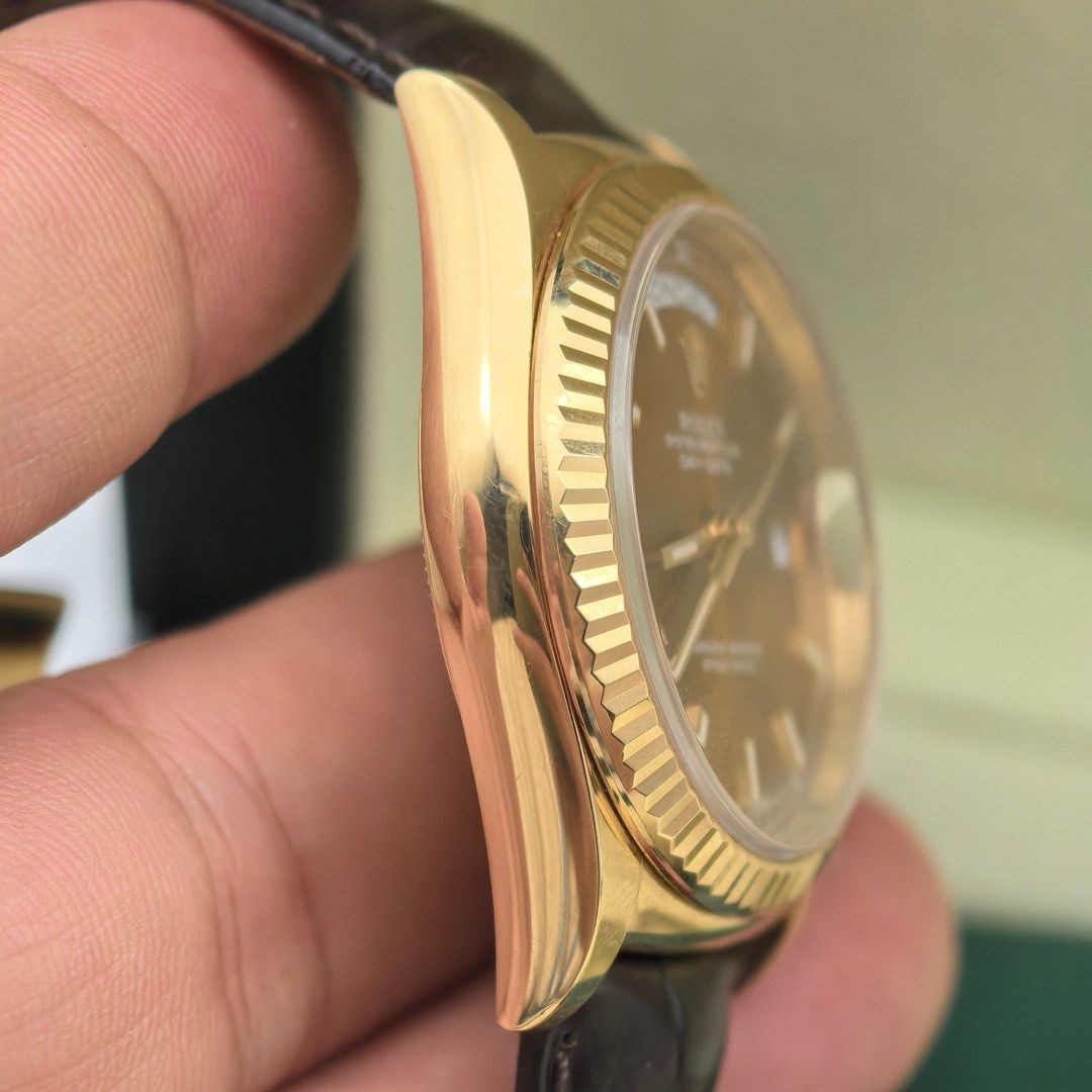 Rolex Daydate 勞力士 干邑好味好多 118138 干邑面 (買隻)
