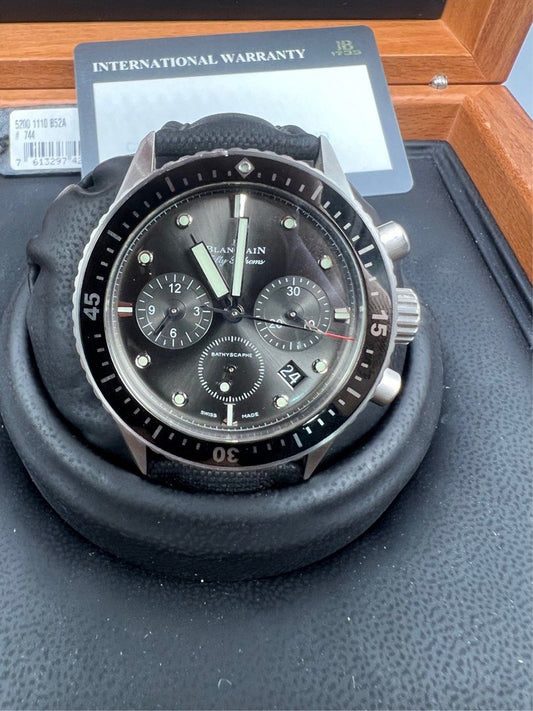 Shock！ 寶珀 Blancpain 5200-1110-B52A 五十噚 fifty Fathoms