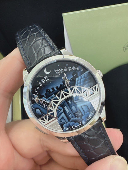 van cleef & arpels 詩意複雜功能 VCARO90000 情人橋 (全新未用 男裝版)