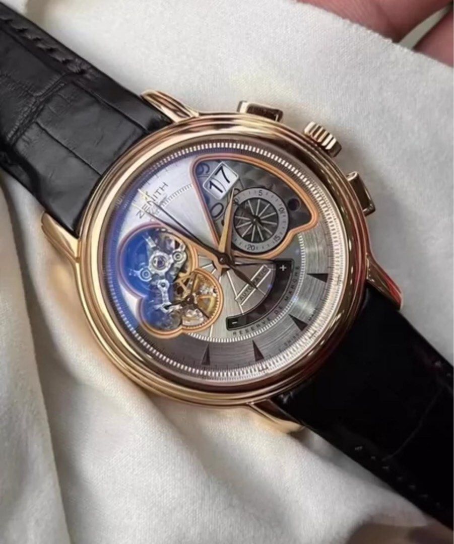 玫瑰金Zenith El Primero Chronomaster Open Grande Date Rose Gold (停產)